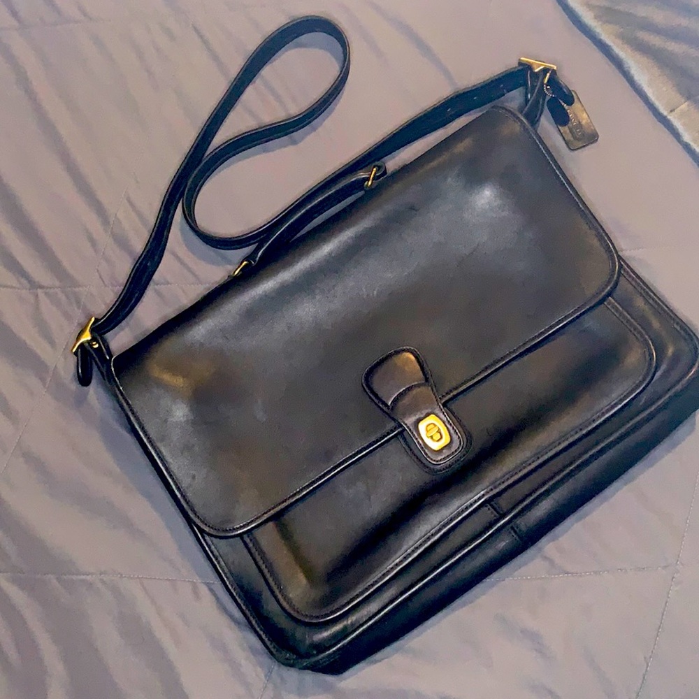 Vintage Coach Metropolitan Leather Briefcase